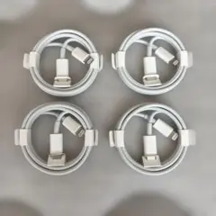 【Apple純正新品】 type-C Lightningケーブル 4本セット