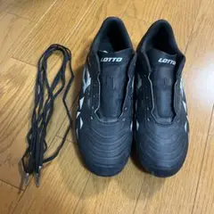 LOTTO スパイクシューズ 黒　23.5㎝