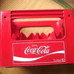 コカ・コーラ コンテナ 赤色ケース 1L×10