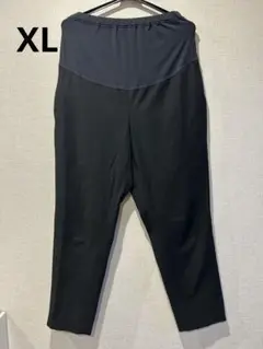 ユニクロ　スマートアンクルマタニティパンツ　ブラック　XL