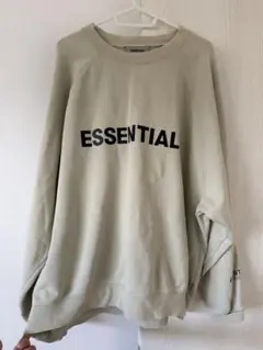 ESSENTIAL モスグリーン スウェット L