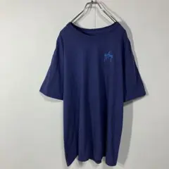 半袖Tシャツ　アート　プリント　クルーネック　大きいサイズ　ヴィンテージ感　古着