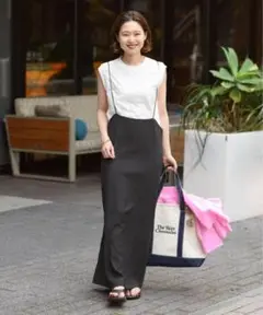 値下げ！SLOBE IENAキャミワンピース×ノースリーブTEEセット　ベージュ