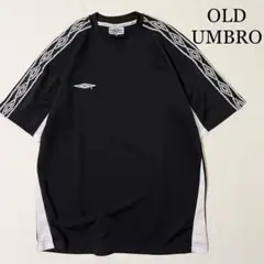 OLD UMBRO サッカーシャツ Tシャツ モノトーン 刺繍ロゴ ストリート