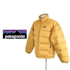 10M825◯ patagonia イエロー ダウンジャケット アウター L