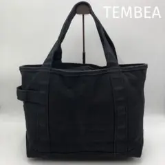 TEMBEA テンベア 肩掛け トートバッグ 大容量 ふた付 ブラック