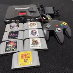 【拡張パック付き】Nintendo64本体+ソフト7本セット
