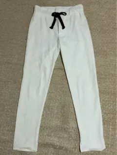 ☆イプセIPSE☆ホワイト コーデュロイ ストレッチ レギンスパンツ