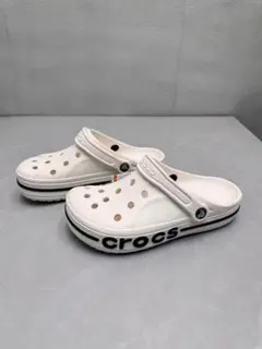 新品未使用 CROCS クロックス バヤバンド クロッグ ホワイト 男女兼用