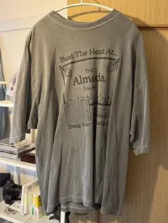 The Almeda Sauna オーバーサイズTシャツ グレー