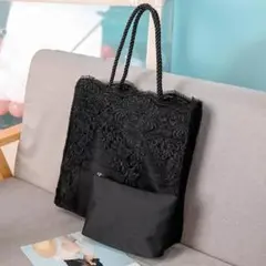 残り2点★韓国スタイル レース レトロ 刺繍 トートバッグ ワンショルダー 秋