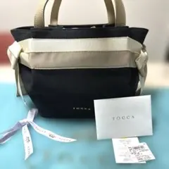 極美品✨✨TOCCA✨✨リボンバック✨✨持ち手牛革☘️SOGO購入