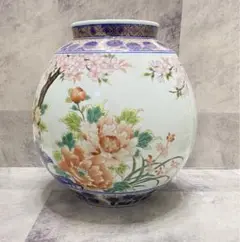 有田焼　古伊万里　弥左ヱ門　紹弥左エ門窯　一輪挿し　花瓶　花器　色絵　骨董 ☆安心の定価販売☆】 有田焼 古伊万里 鳳凰山水花瓶 中胴 弥左