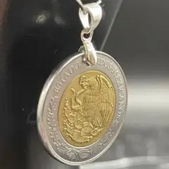 メキシコ コイン ペンダントトップ