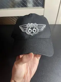 アメカジ　トラッカーキャップ　メッシュキャップ　新品　ROUTE66 アメリカン
