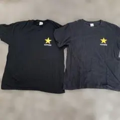 2枚セット　SAPPORO星ロゴ Tシャツ 黒