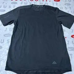 新品 アディダス adidas メンズ・トレーニングヨガ半袖Tシャツ XL 黒