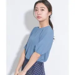 【URBANRESEARCH ROSSO】ウォッシャブルパフスリーブブラウス　F