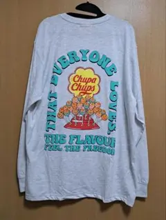 新品 チュッパチャプス プリント柄 長袖 Tシャツ 3L