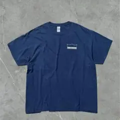 【企業ロゴT】GILDANCrownExtrusionsロゴTシャツネイビーXL