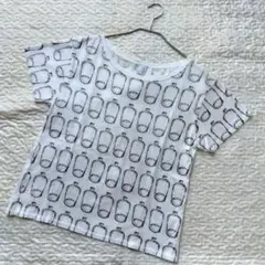 Ebonyivory　エボニーアイボリー　半袖 Tシャツ　ボトル柄　フリーサイズ