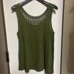 オールドネイビーグリーンタンクトップ
