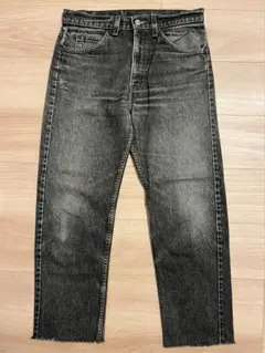 Levi’s 505 Black Denim オレンジタブ 先染め ブラック