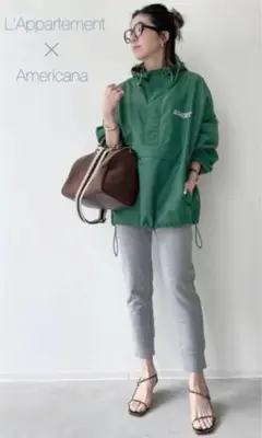 ★新品★【Americana】Nylon Blouson グリーン