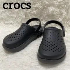 未使用級✨crocs クロックス インモーション クロッグ ブラック 25cm