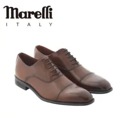 【ほぼ未使用】MARELLI ビジネスシューズ ストレートチップ ブラウン