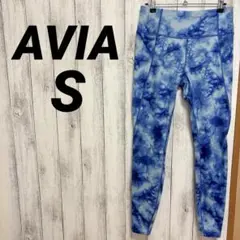 ✨AVIA✨アヴィアS 青のタイダイ ヨガパンツ