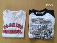 ○FLORIDA CHEERFUL等 Tシャツ 130サイズ　2枚セットです。