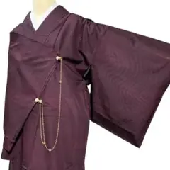 ユ30洗える夏着物　小紋　絽　単衣　正絹　美品