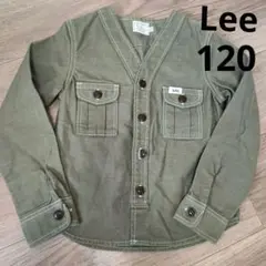 Lee サンフォライズド　ジャケット 120　ノーカラー　カーキ