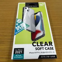 ★未使用★Premium iPhone 13用 抗菌TPUケース クリア P