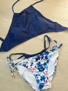 【新品未使用】JOCELYN ビキニ　水着　セパレート水着 ネイビー L