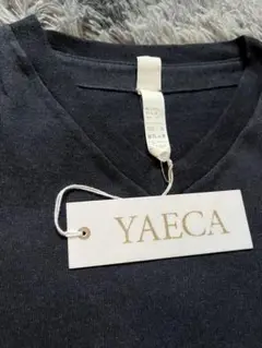 新品タグ付　Mサイズ　YAECA ポケット　Tシャツ　半袖　天竺生地　ネイビー