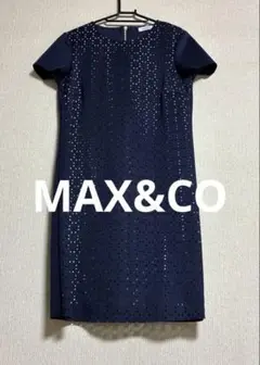美品　MAX&Co マックスアンドコー マックスマーラ ワンピース　ネイビー