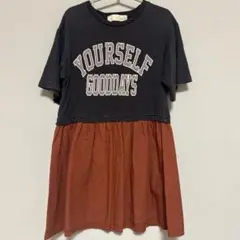 ロゴス　LOGOS DAYS半袖ワンピース
