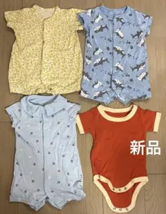 ベビーロンパース　4点セット（夏）