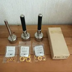 ハトメ打ち具（打ち棒・打皿） 23号 25号 300号 3セット 金具おまけ付き