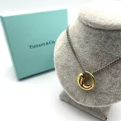 【極美品】ティファニー Tiffany ネックレス エターナルサークル K18