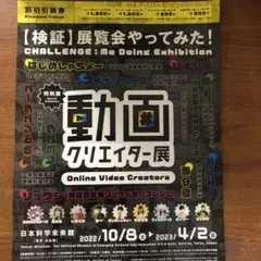 動画クリエイター展 割引券引換券2枚