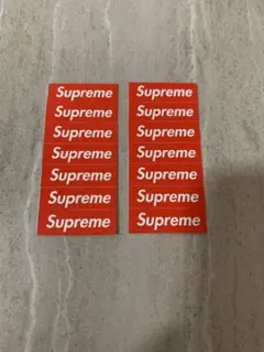 SUPREME ボックスロゴ　ミニ　ステッカー　7連　2シート