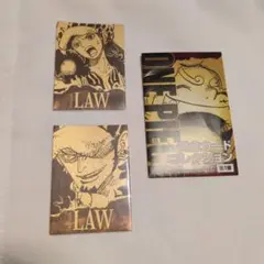 ONE PIECE トラファルガー・ロー 黄金カードコレクション　2枚入り