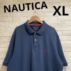 海外古着　ノーティカ　NAUTICA 半袖　半袖ポロシャツ　大きめ　サイズXL