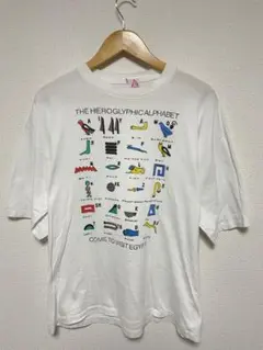 80s Hieroglyph "エジプト聖刻文字 アートTee"