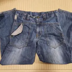 KP Boy デニムハーフパンツ 130サイズ