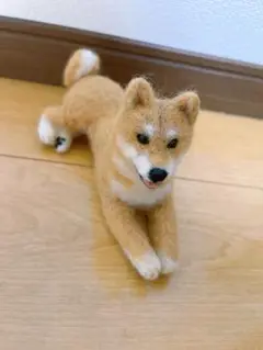 フェルト犬柴犬わんちゃんハンドメイド新品