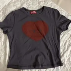 diesel ハートロtシャツ